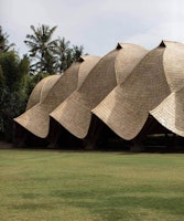 Organic Architecture of The Arc at Green School by IBUKU