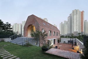 Zeppelin House Looks Like A Floating Orange Ship in A Fairytale