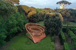 A Sensory Vibrations from Wood Materials In the “Pavilion Let's Play!”