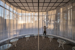 The Light Trap: An Aesthetic Multi-Function Space, Trapping Sunlight