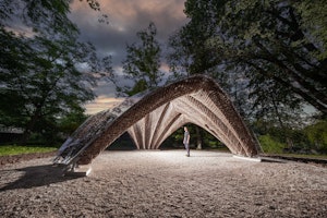 livMatS Pavilion: A Sopisthicated Building Using Natural Fibers