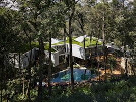 Casa Açucena : A White Flower in the Middle of A Forest