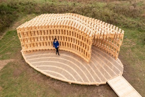 Exploration of Robotic Technology with Complex Wooden Pavilions