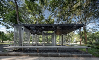 Grid Lines Boundary Pavilion: An Extension to Gravity Café