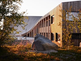 Čoarvemátta Cultural and Educational Hub Stands Seamless Amidst Norway’s Largest Plateau