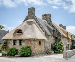 Centuries-Old Thatched Cottages of Kerascoët in France