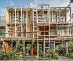 PO-D Architects Turns an Abandoned Shophouse into a Naturalist Hostel